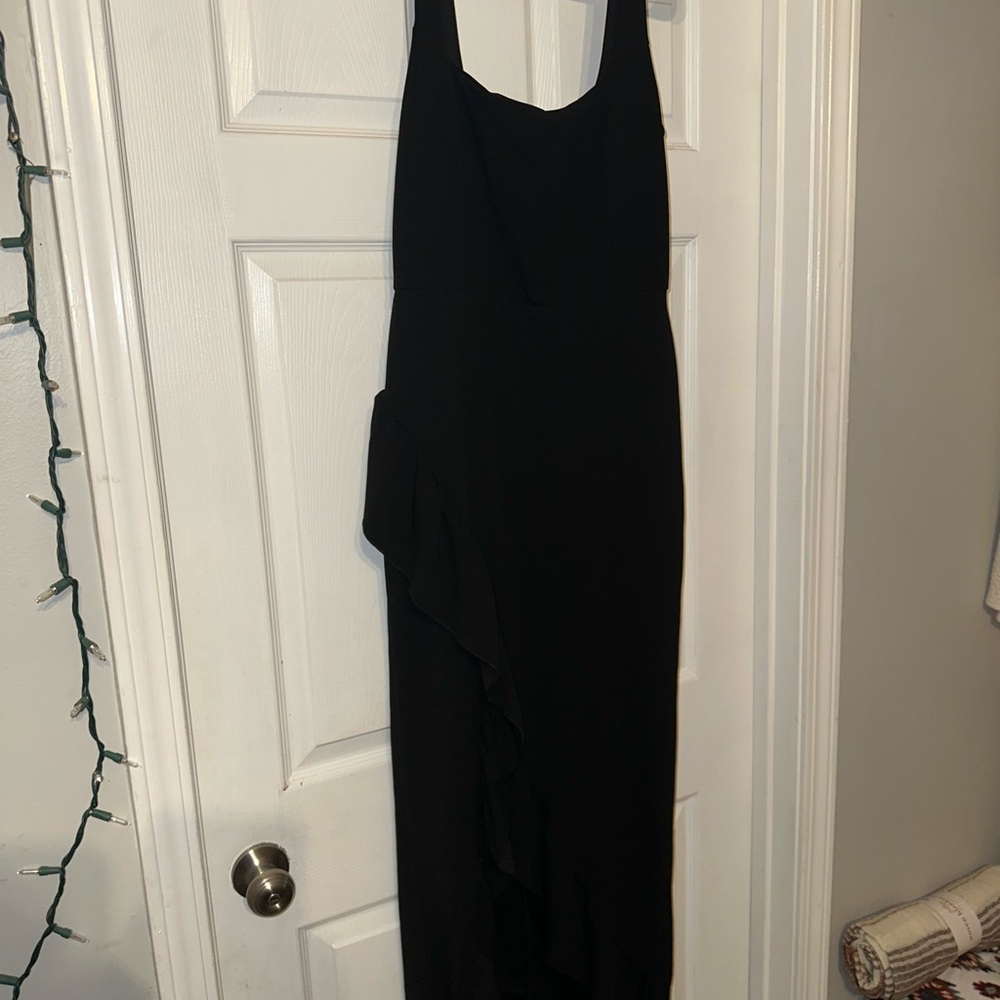 Lulu's Black Asymmetrical Dress